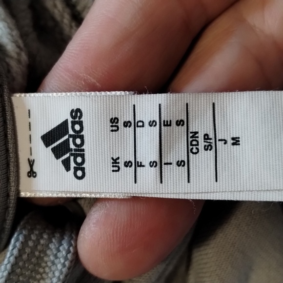 Adidas gray hoodie Sz S very cool logo in front Good condition - Picture 8 of 9